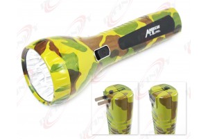 11 LED Camouflage Rechargeable Spot Work Light Flashlight Emergency Home